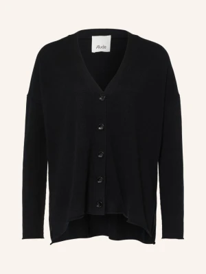 Allude Kardigan Oversize Z Kaszmiru schwarz CZARNY