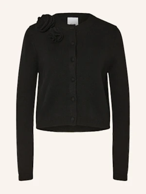 Allude Kardigan Z Dodatkiem Kaszmiru schwarz