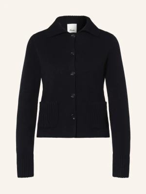 Allude Kardigan Z Kaszmiru blau GRANATOWY