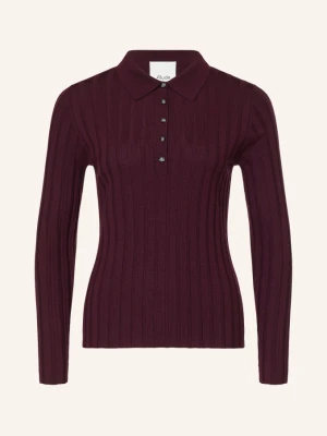 Allude Koszulka Polo Z Dzianiny rot FIOLETOWY