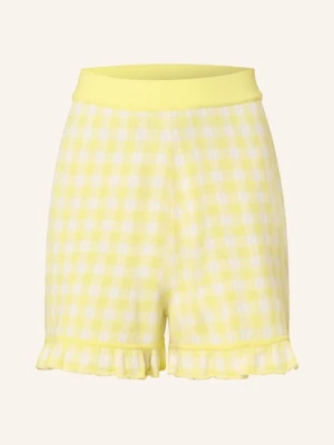 Allude Krótkie Spodenki Z Kaszmiru Z Falbanami gelb