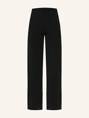 Allude Spodnie Z Dzianiny Z Dodatkiem Kaszmiru schwarz