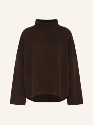 Allude Sweter Z Kaszmiru braun CIEMNOBRĄZOWY
