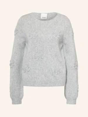 Allude Sweter Z Kaszmiru grau JASNOCZARY