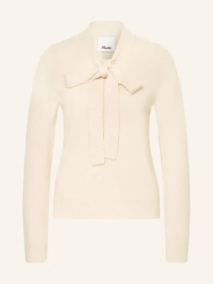 Allude Sweter Z Kaszmiru I Jedwabiu weiss