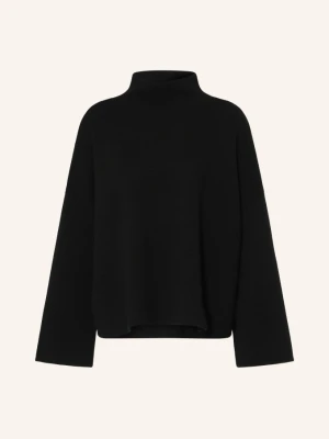Allude Sweter Z Kaszmiru schwarz CZARNY