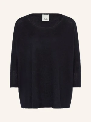 Allude Sweter Z Kaszmiru Z Rękawami 3/4 blau