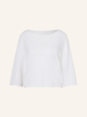 Allude Sweter Z Kaszmiru Z Rękawami 3/4 weiss