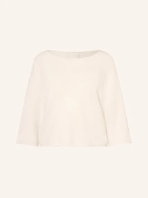 Allude Sweter Z Kaszmiru Z Rękawami 3/4 weiss