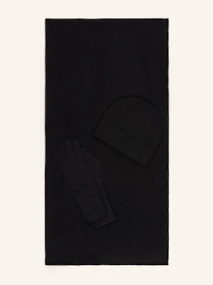 Allude Zestaw: Szalik, Czapka I Rękawiczki schwarz