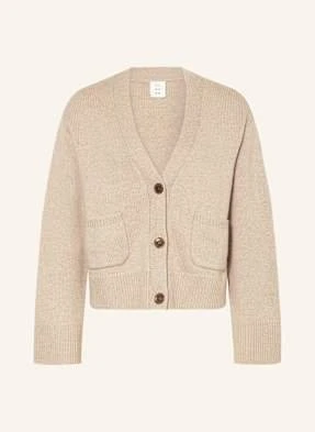 Almada Label Kardigan Beja Z Dodatkiem Kaszmiru beige