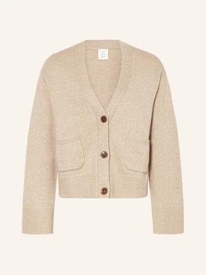 Almada Label Kardigan Beja Z Dodatkiem Kaszmiru beige
