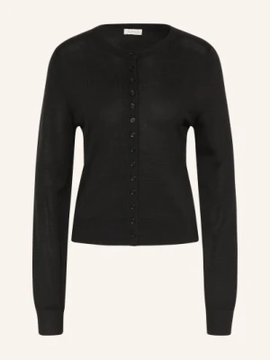 Almada Label Kardigan Hayla Z Jedwabiem schwarz