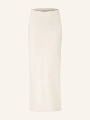 Almada Label Spódnica Dzianinowa Umi Z Kaszmiru beige