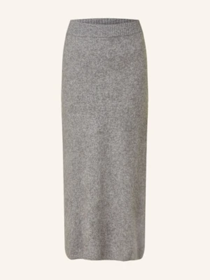 Almada Label Spódnica Dzianinowa Umi Z Kaszmiru grau