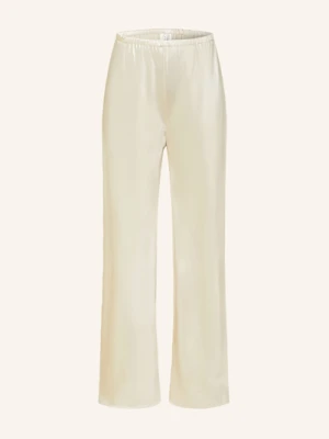 Almada Label Spodnie Satynowe Bias beige