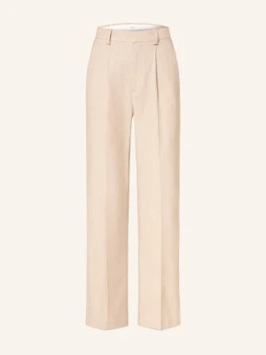Almada Label Spodnie Z Materiału Typu Marle Penny beige
