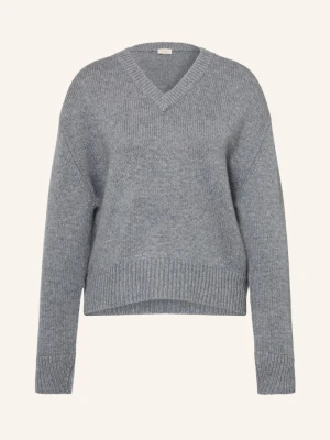 Almada Label Sweter Yara Z Dodatkiem Kaszmiru grau SZARY