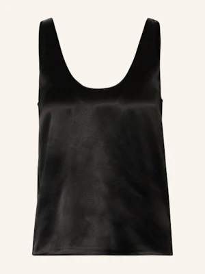 Almada Label Top Satynowy Romy schwarz