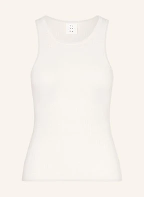 Almada Label Top Z Dzianiny Luna Z Wełny Merino Z Dodatkiem Kaszmiru weiss