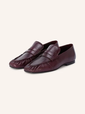 Alohas Penny Loafers Aven rot CIEMNOCZERWONY