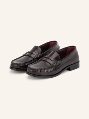 Alohas Penny Loafers Rivet rot CIEMNOCZERWONY