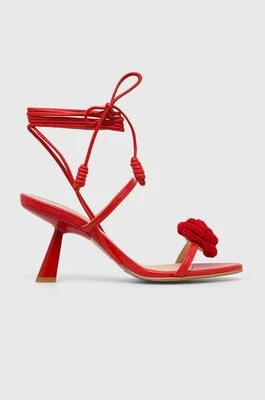 Alohas sandały skórzane Kendra kolor czerwony S100280.01