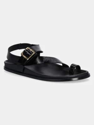 Alohas sandały skórzane Siren damskie kolor czarny S100740-01