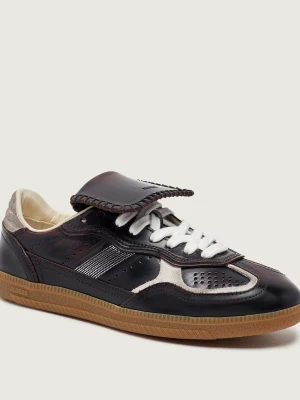 Alohas Skórzane sneakersy Tb.490 | zamsz