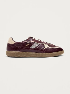 Alohas Tb.490 sneakersy damskie skórzane bordowy