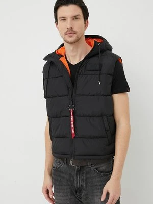 Alpha Industries bezrękawnik męski kolor czarny przejściowy 118110.03-Black