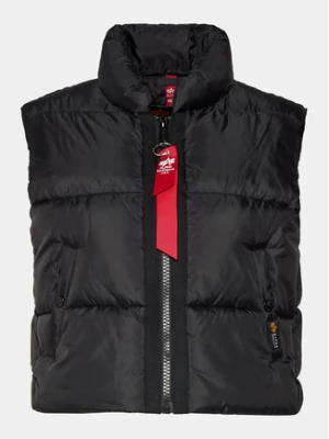 Alpha Industries Bezrękawnik Puffer Vest Cropped 138007 Czarny Regular Fit