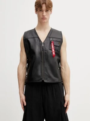 Alpha Industries bezrękawnik skórzany X-Force