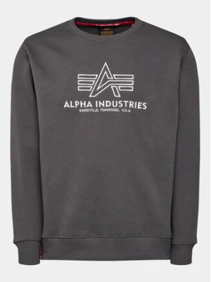Alpha Industries Bluza Basic 118302 Szary Regular Fit