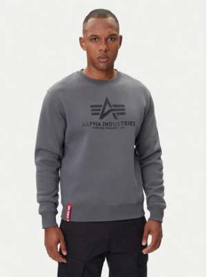 Alpha Industries Bluza Basic 178302 Szary Regular Fit