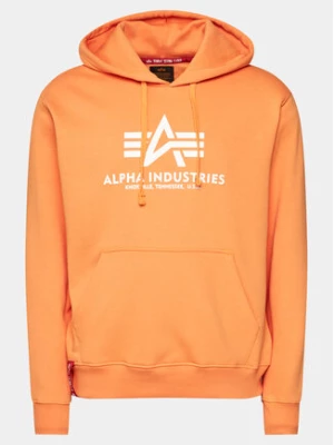 Alpha Industries Bluza Basic 178312 Pomarańczowy Regular Fit