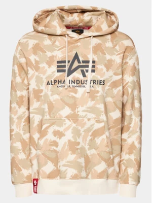 Alpha Industries Bluza Basic 178312C Beżowy Regular Fit