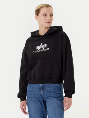 Alpha Industries Bluza Basic 258040 Czarny Regular Fit