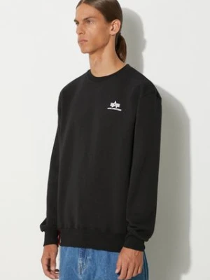 Alpha Industries bluza Bluza Alpha Industries 188307 03 męska kolor czarny gładka 188307