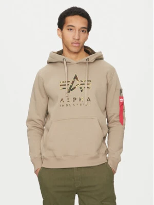 Alpha Industries Bluza Camo Tpu 146337 Beżowy Regular Fit
