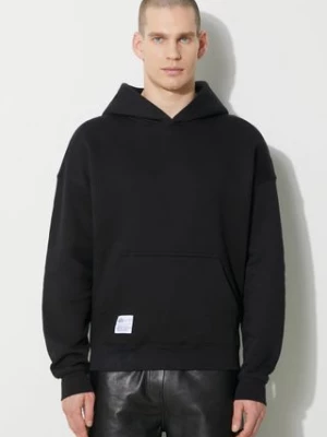 Alpha Industries bluza Logo BP Hoody męska kolor czarny z kapturem z nadrukiem 146336