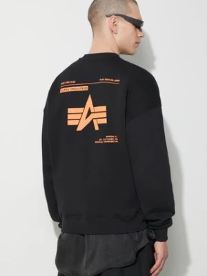 Alpha Industries bluza Logo BP męska kolor czarny  146304