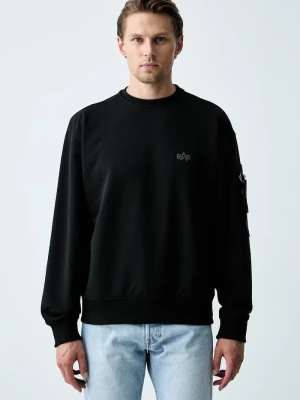 Alpha Industries bluza męska z bawełną DTM Mid czarny
