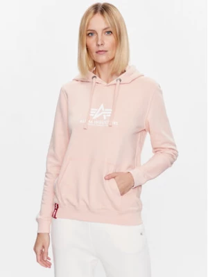 Alpha Industries Bluza New Basic 196032 Różowy Regular Fit