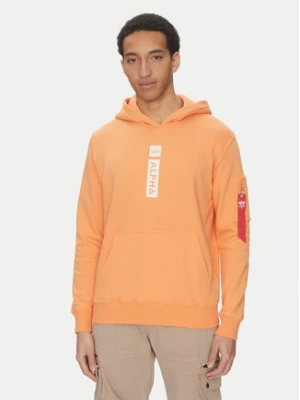 Alpha Industries Bluza Puff Print 146338 Pomarańczowy Regular Fit