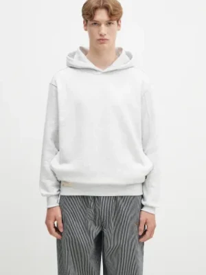 Alpha Industries bluza Studio Edition Hoodie męska kolor szary z kapturem melanżowa 156335.752