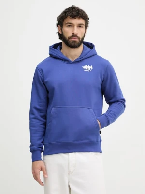 Alpha Industries bluza z kapturem męska z bawełną Signature