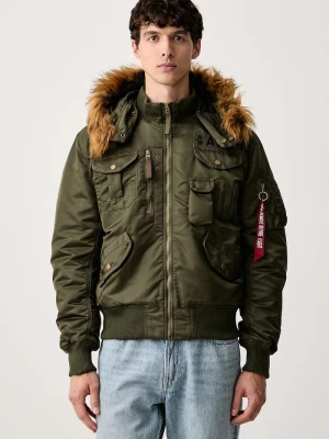 Alpha Industries bomberka męska Aviation Jackets Deflector zielony