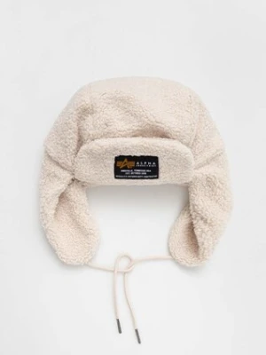 Alpha Industries czapka kolor beżowy