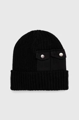 Alpha Industries czapka Utility Beanie kolor czarny z cienkiej dzianiny 138904.03